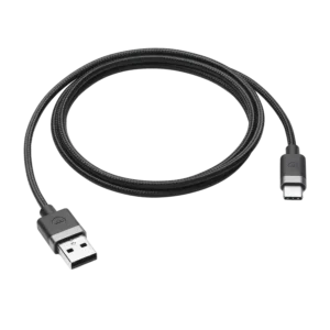 Cavo nero da USB-A a USB-C