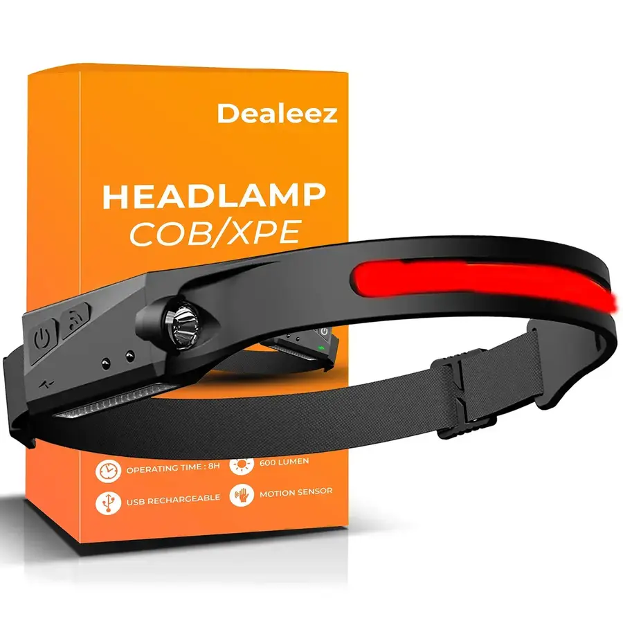 Dealeez red headlamp